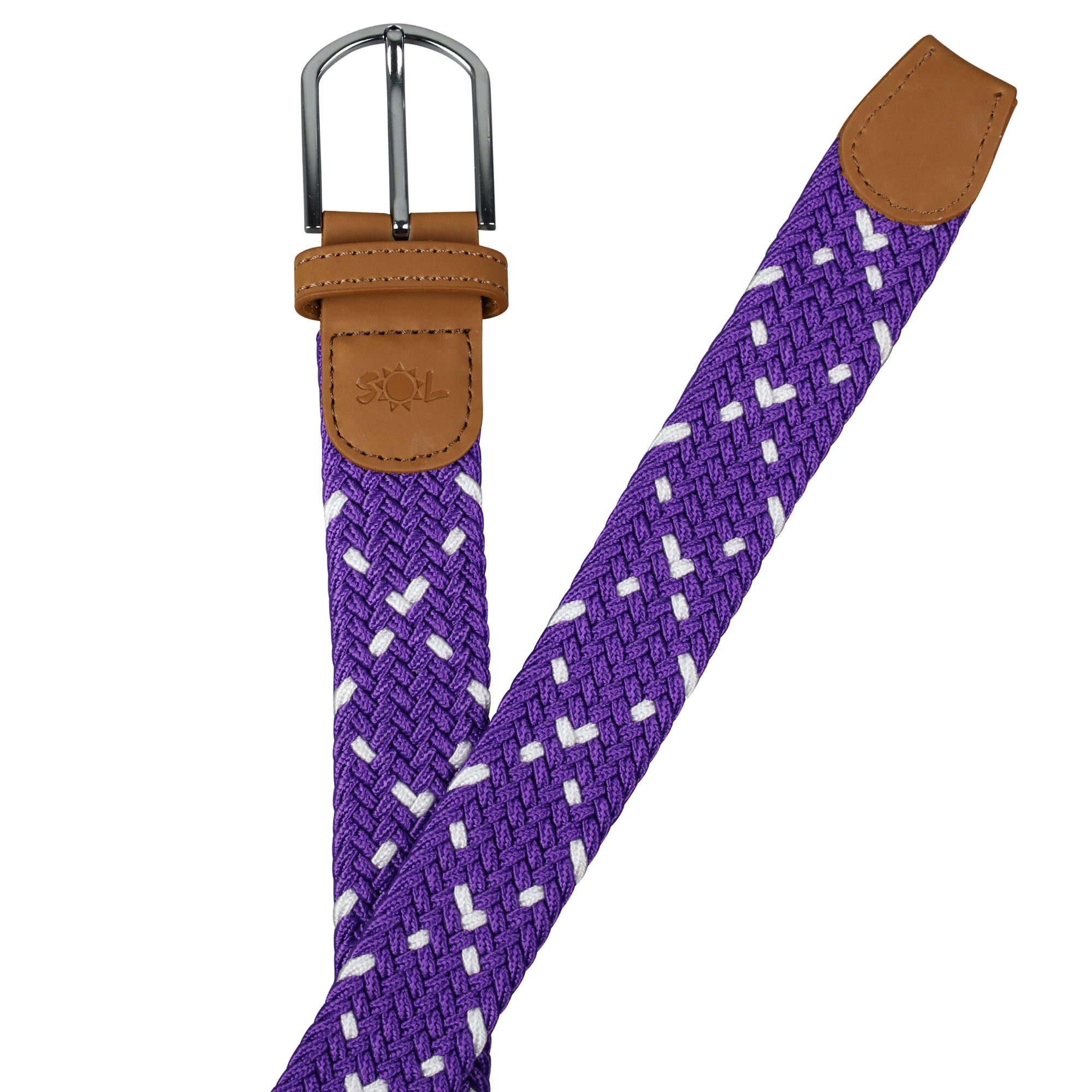 purple golf belt
